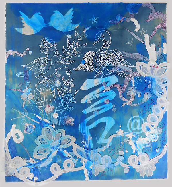 Letter Shin 4 White
