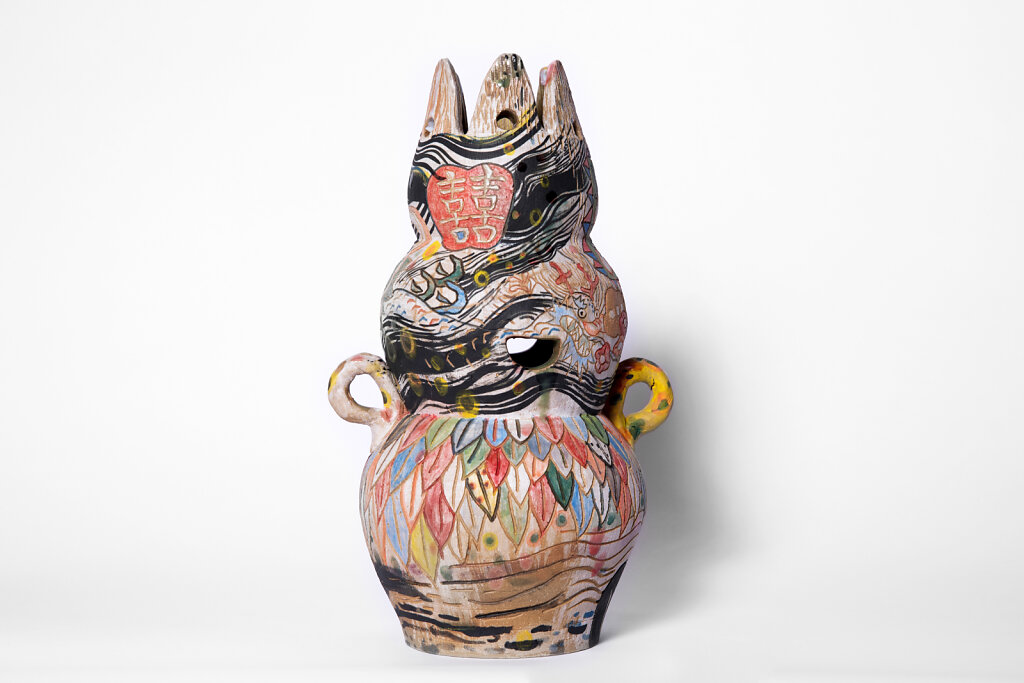 Gemini Yellow and White Face