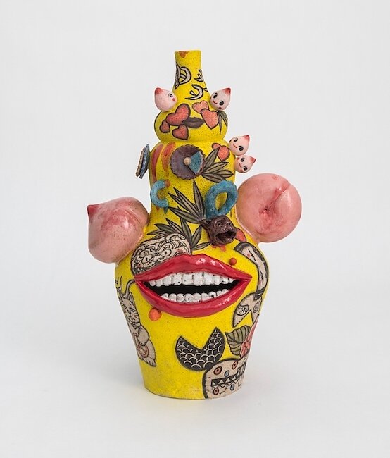 Peach Mask Face Jug, 2021