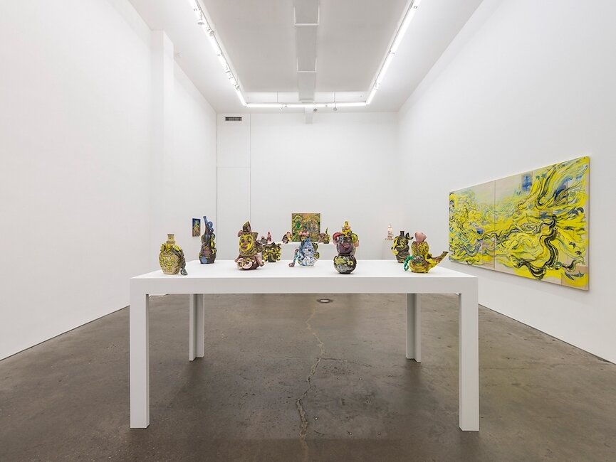Installation view of <i>Stranger Yellow</i>