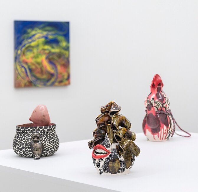 Installation view of <i>Stranger Yellow</i>